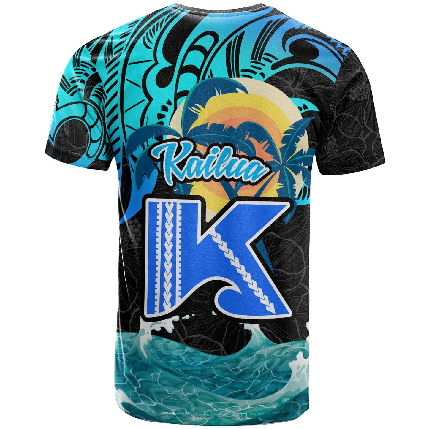 Hawaii Polynesian T-shirt - Kailua High School Surfrider Tropical Polynesian Culture Pride