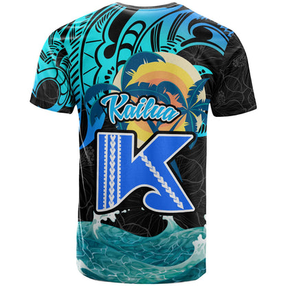 Hawaii Polynesian T-shirt - Kailua High School Surfrider Tropical Polynesian Culture Pride