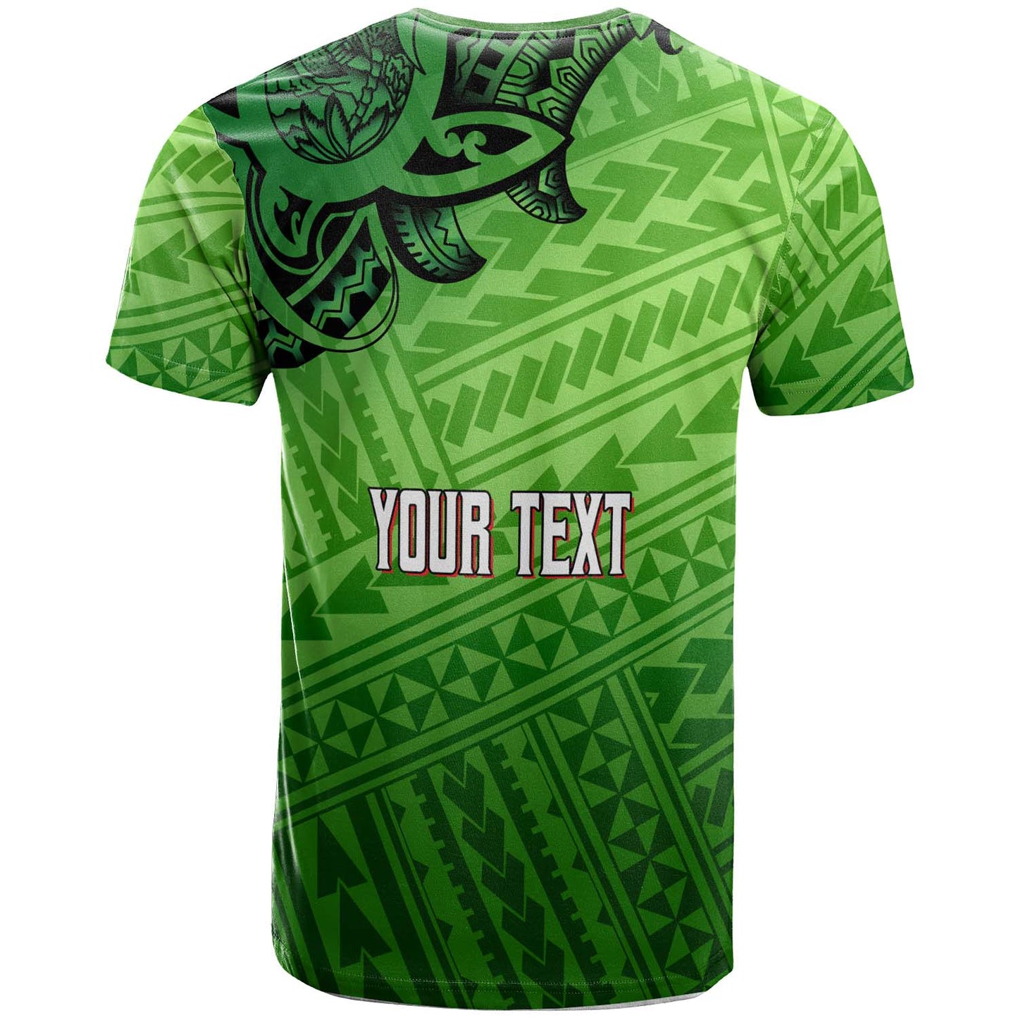 Hawaii Custom Personalised T-shirt - Olomana High & Intermediate School Polynesian Boar and Plumeria