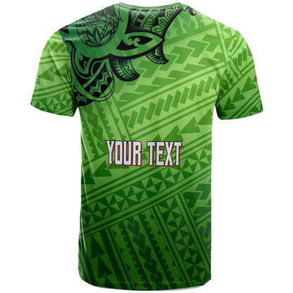 Hawaii Custom Personalised T-shirt - Olomana High & Intermediate School Polynesian Boar and Plumeria