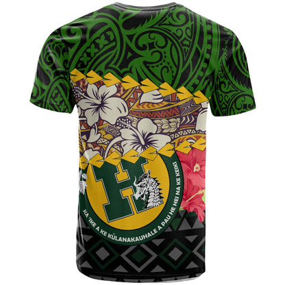 Hawaii Custom Personalised T-shirt - Hana High & Intermediate School Dragon Polynesian Pattern