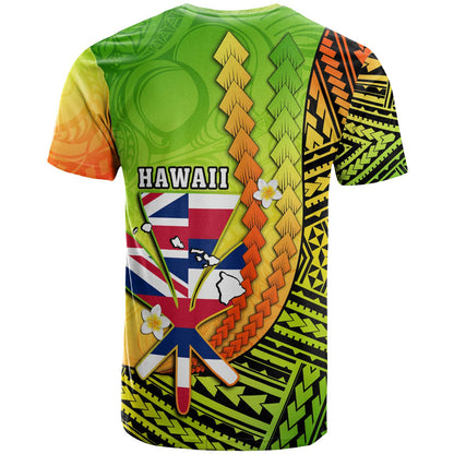 Hawaii Polynesian T-shirt - Hawaii Coat Of Arms Polynesian Reggae T-shirt