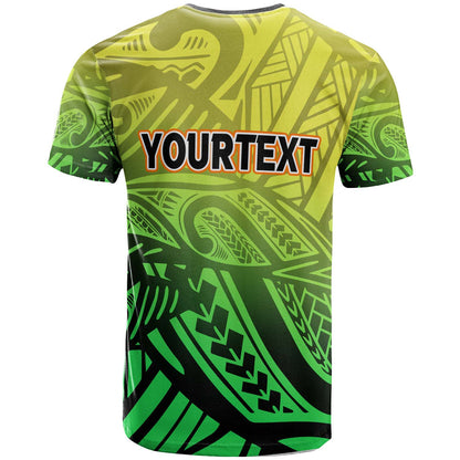 Hawaii Custom Personalised Polynesian T-shirt - Kaimuki High School Bulldogs Tribal Pattern