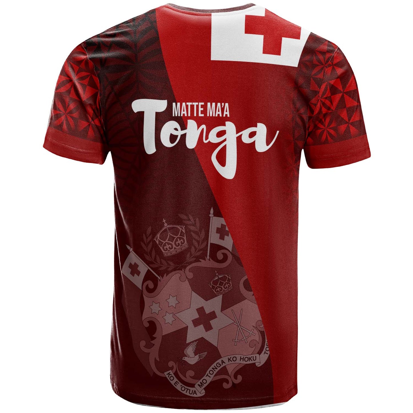 Tonga T-shirt - National Day Tonga Coat Of Arms Polynesian T-shirt