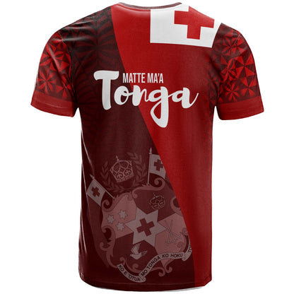 Tonga T-shirt - National Day Tonga Coat Of Arms Polynesian T-shirt
