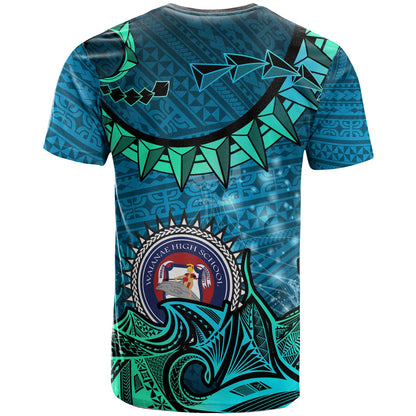 Hawaii Custom Personalised T-shirt - Waianae High School Polynesian Seariders Tribal Pattern