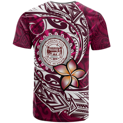 Hawaii Custom Personalised T-shirt - Farrington High School Maroon Polynesian Patterns
