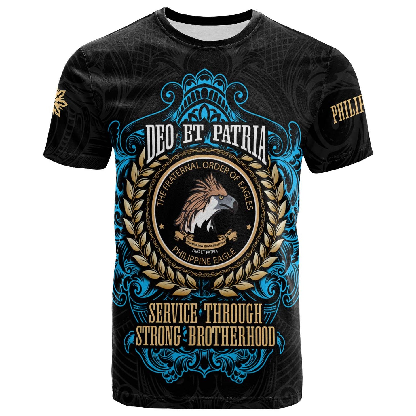 Philippines T-shirt - Philippine Eagles Ornament Vintage Style