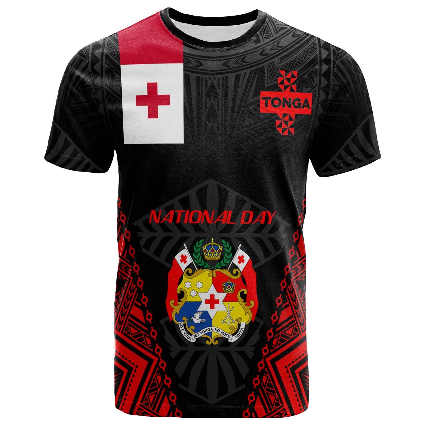 Tonga T-shirt - Custom National Day Tonga Polynesian T-shirt