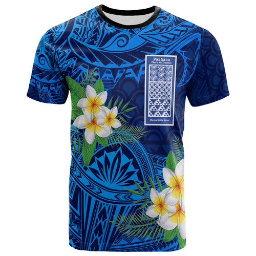 Hawaii Polynesian T-shirt - Waimea Middle Public Conversion Charter School Polynesian Patterns