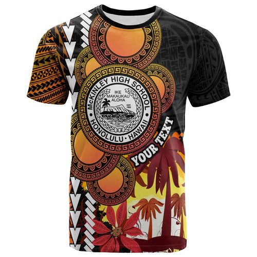 Hawaii Custom T-shirt - President William McKinley High School Hawaii Tropical Polynesian
