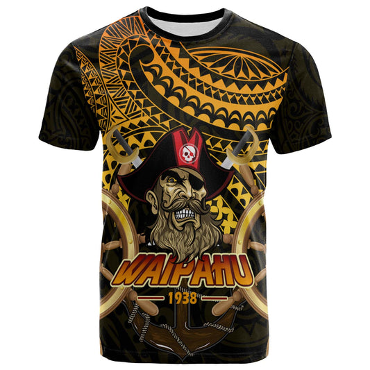 Hawaii Custom Personalised T-shirt - Waipahu High School Marauders Pirates Polynesian Tribal Pattern