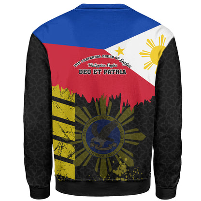 Philippines Sweatshirt - Philippine Eagles Filipino Flag