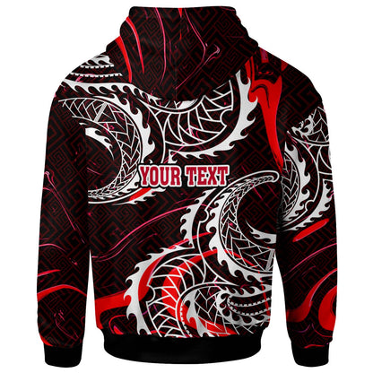 Hawaii Custom Polynesian Hoodie - President Theodore Roosevelt High School Tribal Patterns
