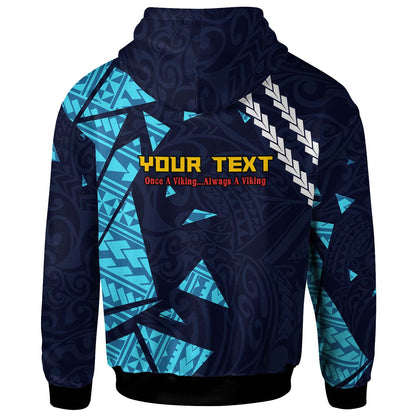 Hawaii Hilo High School Custom Personalised Polynesian Hoodie - Hilo High Vikings Polynesian Pride