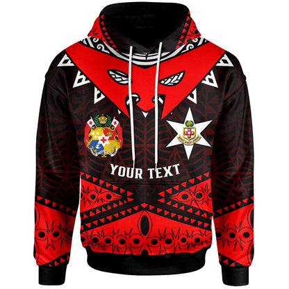 Tonga Custom Hoodie - Kolisi Tonga High School with Tonga Patterns Polynesian Culture