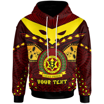 Tonga Custom Hoodie - Vava'u High Shool Tonga with Polynesian Patterns