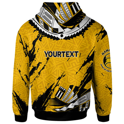 Hawaii Custom Personalised Polynesian Hoodie - Nanakuli High & Intermediate School Golden Hawks