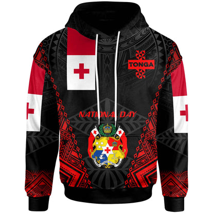 Tonga Hoodie - Custom National Day Tonga Polynesian Hoodie