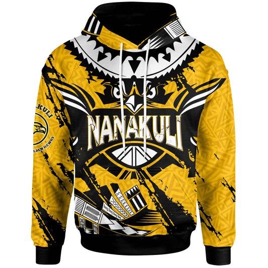 Hawaii Custom Personalised Polynesian Hoodie - Nanakuli High & Intermediate School Golden Hawks