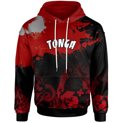Tonga Polynesian Hoodie - Custom Tonga Pride Coat Of Arms Hoodie