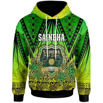 Tonga Polynesian Hoodie - Saineha High School with Tonga Patterns and Polynesian Culture