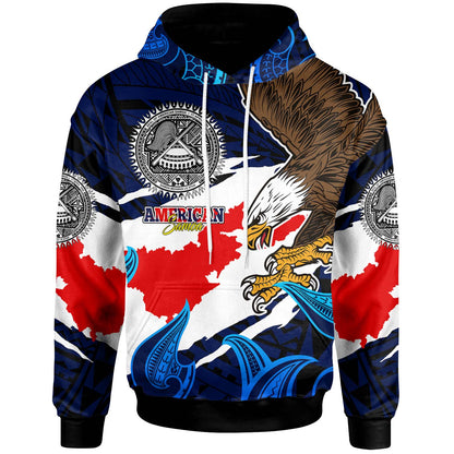 American Samoa Hoodie - Custom Happy Independence Day Samoa  with Polynesian Culture