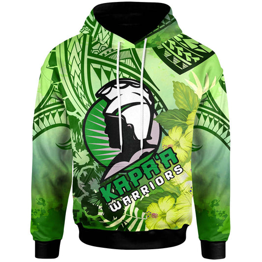 Hawaii Custom Polynesian Hoodie - Kapaa High School Hawaiian Warrior Polynesian Culture Hibicus