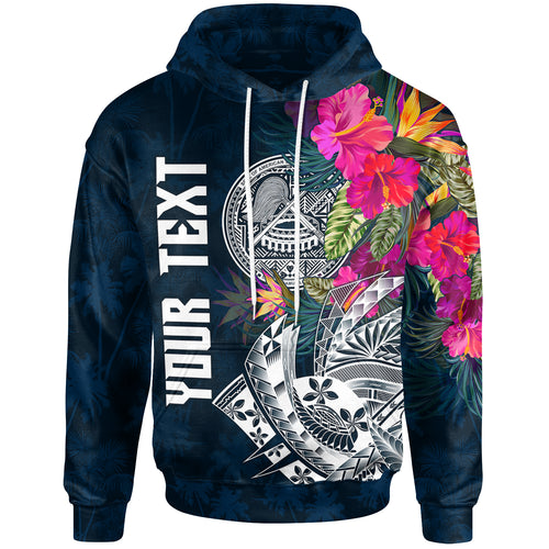 American Samoa Custom Personalised Hoodie - Summer Vibes