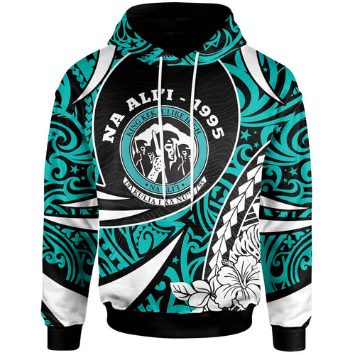 Hawaii Custom Personalised Hoodie - King Kekaulike High School Polynesian Tribal Pattern