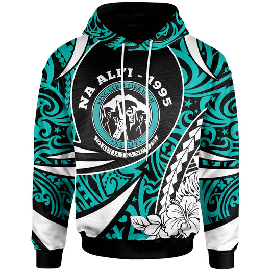 Hawaii Custom Personalised Hoodie - King Kekaulike High School Polynesian Tribal Pattern