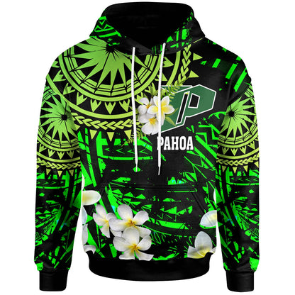 Hawaii Polynesian Hoodie - Pahoa High And Intermediate School with Polynesian Patterns