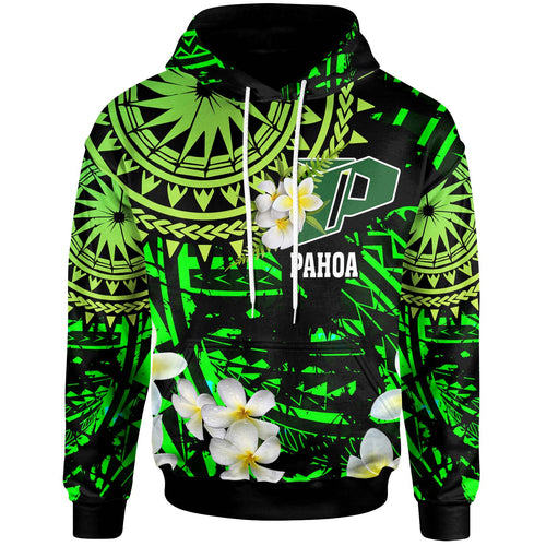 Hawaii Polynesian Hoodie - Pahoa High And Intermediate School with Polynesian Patterns