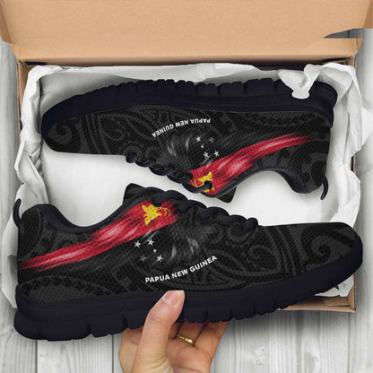 Papua New Guine Sneakers - Flag Wing Sport Style