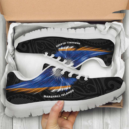 Marshall Islands Sneakers - Flag Wing Sport Style