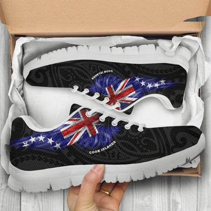 Cook Islands Sneakers - Flag Wing Sport Style