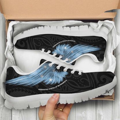 Federated States of Micronesia Sneakers - Flag Wing Sport Style