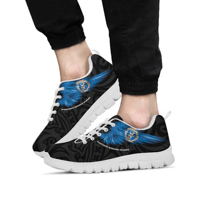 Northern Mariana Islands Sneakers - Flag Wing Sport Style