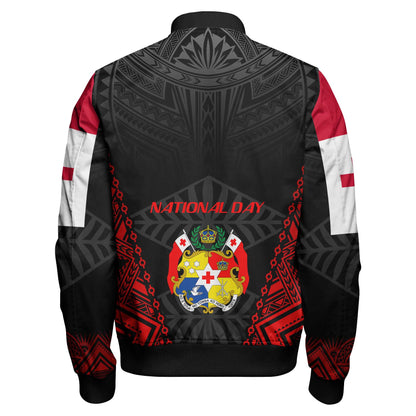 Tonga Polynesian Bomber Jacket - National Day Tonga Polynesian Culture