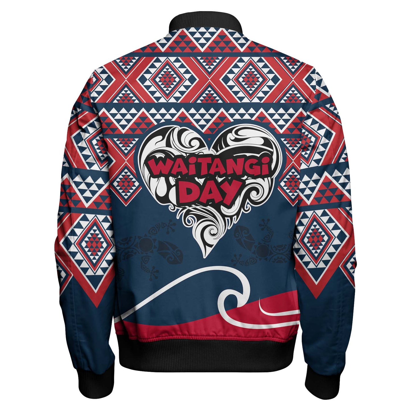 New Zealand Waitangi Day Bomber Jacket - New Zealand Culture Happy Waitangi Day Gold Coast