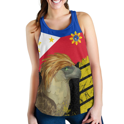 Philippines Women Racerback Tank - Philippine Eagles Filipino Flag