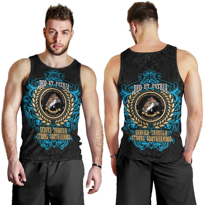 Philippines Men Tank Top - Philippine Eagles Ornament Vintage Style