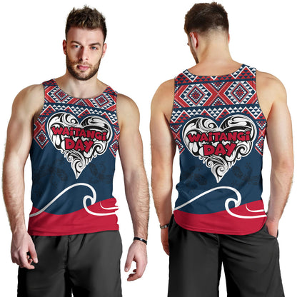 New Zealand Waitangi Day Tank Top - New Zealand Culture Happy Waitangi Day Gold Coast