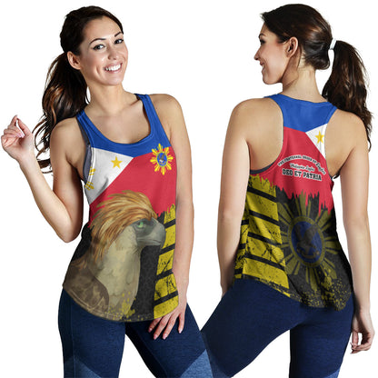 Philippines Women Racerback Tank - Philippine Eagles Filipino Flag