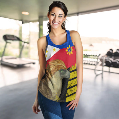 Philippines Women Racerback Tank - Philippine Eagles Filipino Flag