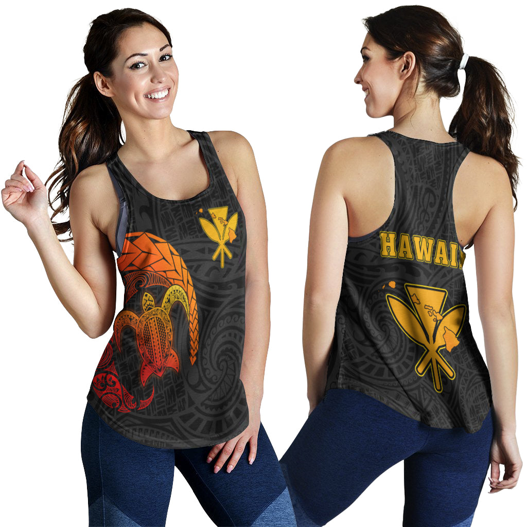 Hawaii Polynesian Turtle Tropical Women Tank