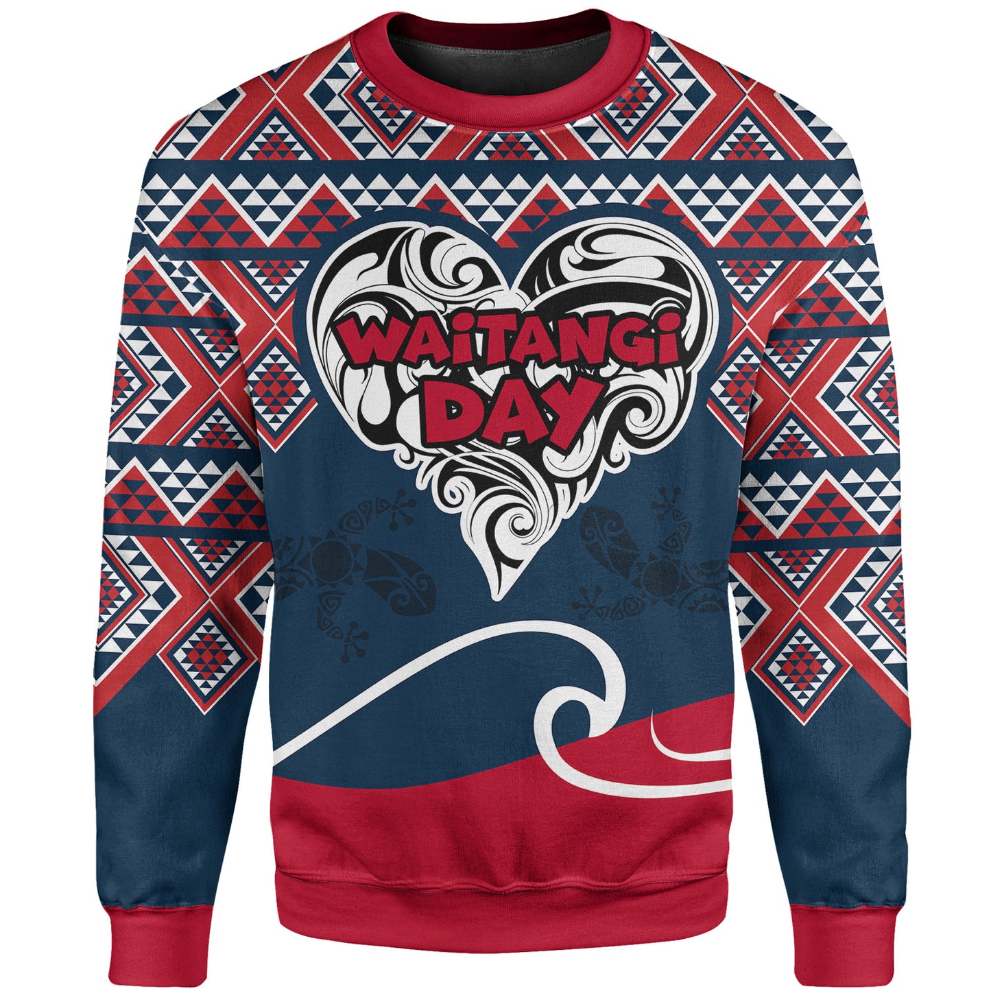 New Zealand Waitangi Day Sweatshirt - New Zealand Culture Happy Waitangi Day Gold Coast