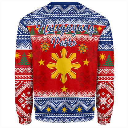Philippines Filipinos Sweatshirt Maligayang Pasko Christmas Parol Style