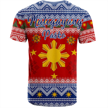 Philippines Filipinos T-Shirt Maligayang Pasko Christmas Parol Style