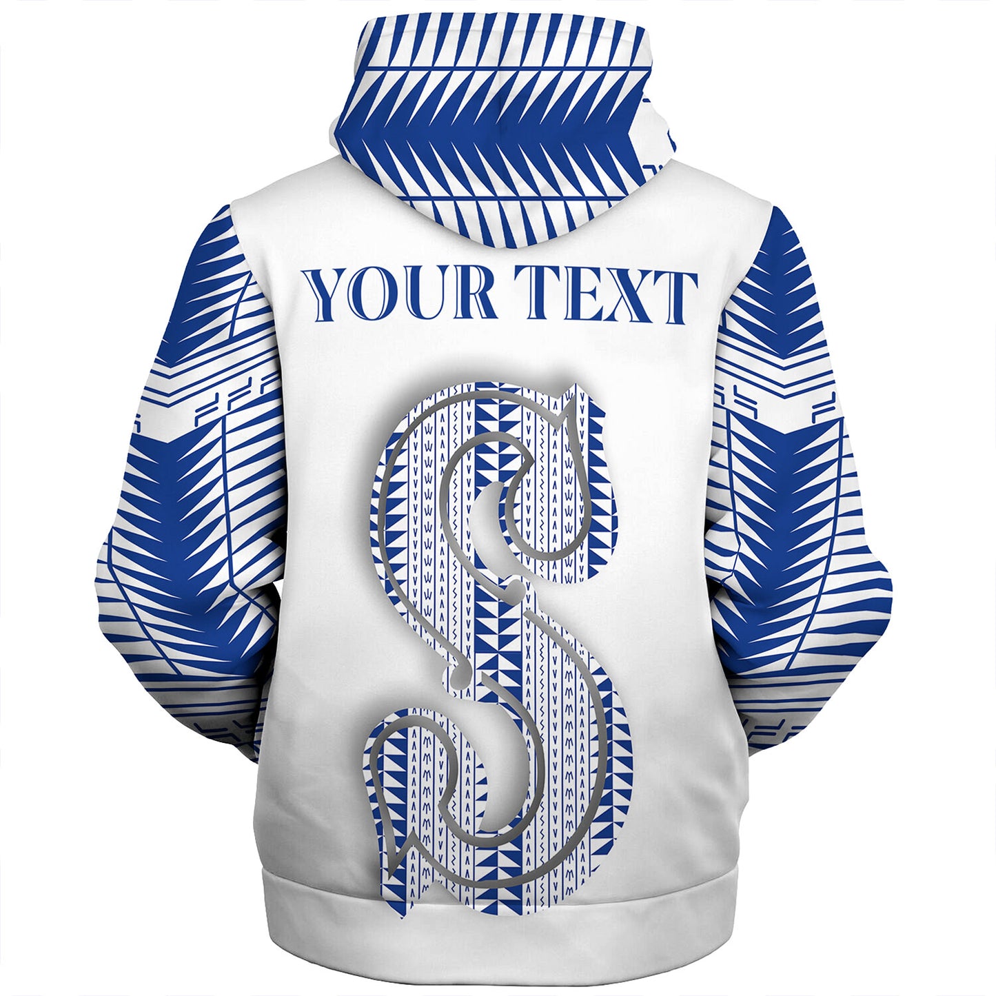 Samoa Custom Personalised Sherpa Hoodie Manu Samoa